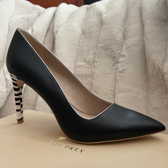 Shoes of Prey black pumps- custom designed shoe
